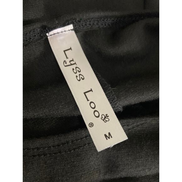 Lyss Loo Women's Black Sleeveless Sheath Dress w/ Pockets Size M - Picture 3 of 9